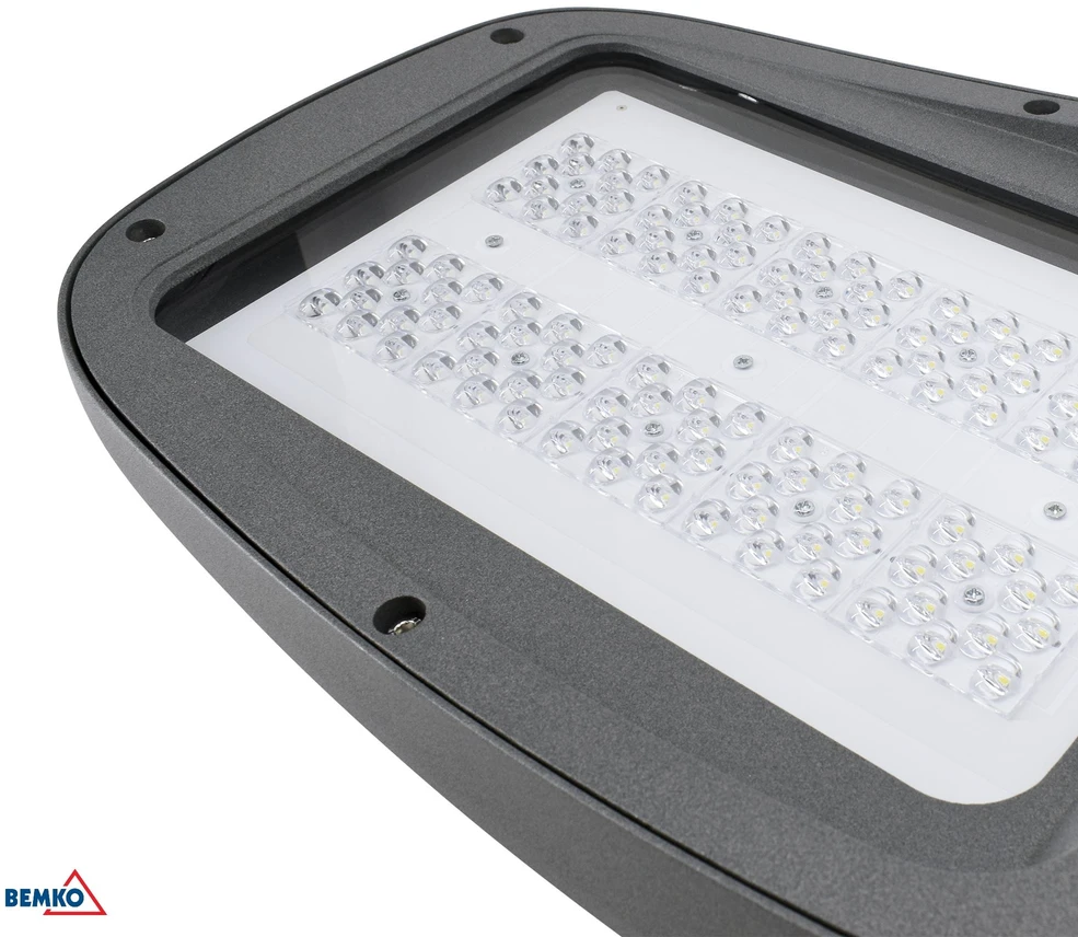 100W LED gatvės šviestuvas JASPER, pilkas, 4000K, IP66