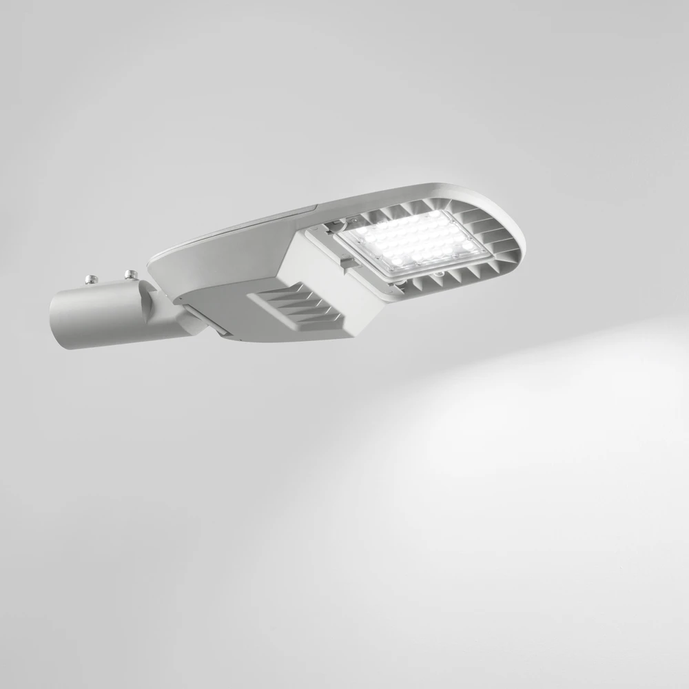 100W LED gatvės šviestuvas su šviesos jutikliu STREETWAY, sidabro sp., 4000K, IP65