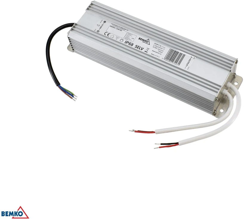 Bemko 100W LED maitinimo šaltinis, 24V, IP68