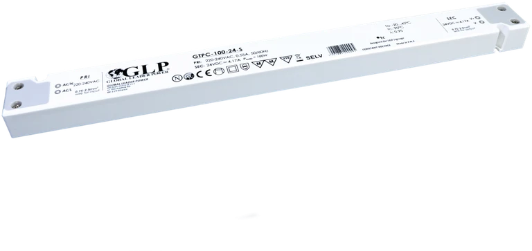 GLP 100W LED maitinimo šaltinis GTPC SLIM, 24V, IP20