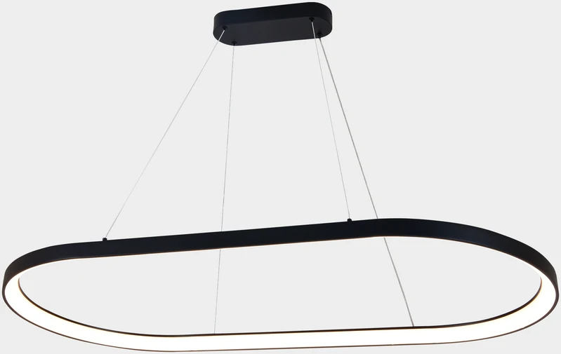 100W LED pakabinamas šviestuvas GRACE, juodas, 2700/3000/4000K, dimeriuojamas, C3848573NDP