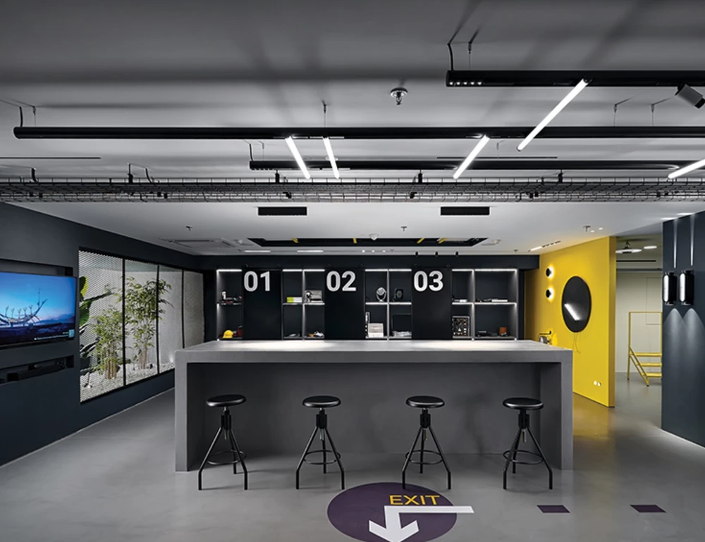 100W LED pakabinamas šviestuvas ZETA 52 PENDANT, 2,2m, baltas, 3000K