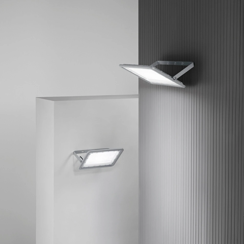 100W LED prožektorius ATHOS, pilkas, IP65