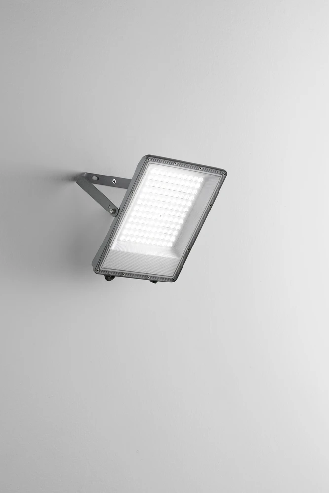 100W LED prožektorius ESUS, sidabro sp., CCT, IP65