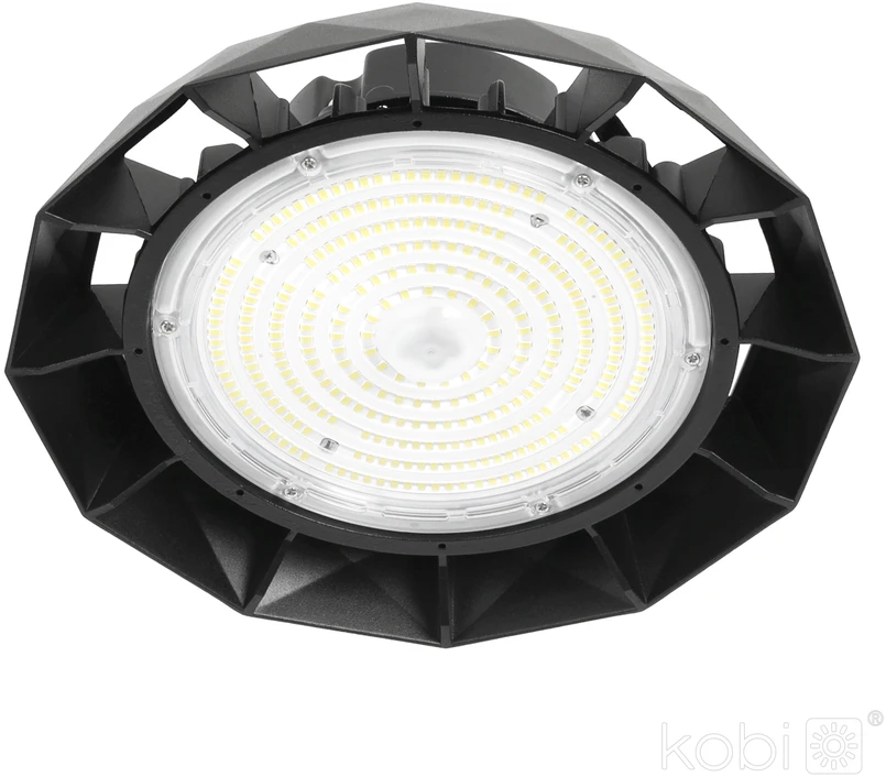 100W LED UFO šviestuvas ANICA, juodas, 4000K, IP65, DALI