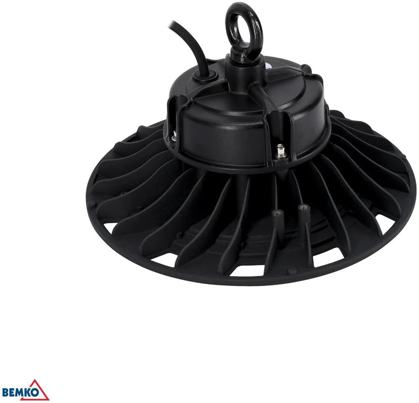 100W LED UFO šviestuvas PARIT, juodas, 4000K, IP65, 110°