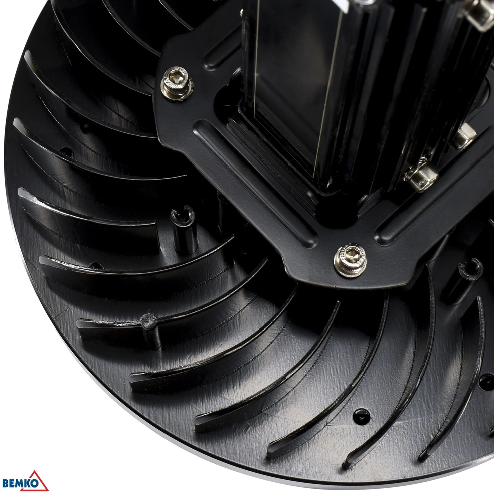 100W LED UFO šviestuvas ULTRAS, juodas, 4000K, IP65