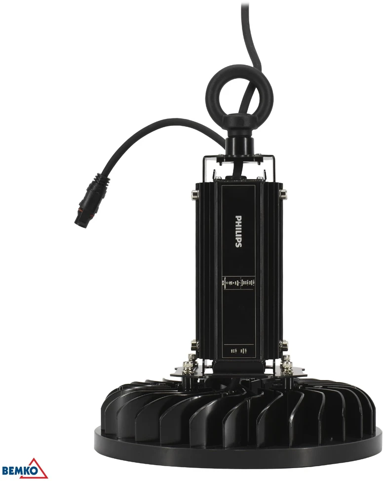 100W LED UFO šviestuvas ULTRAS, juodas, 4000K, IP65