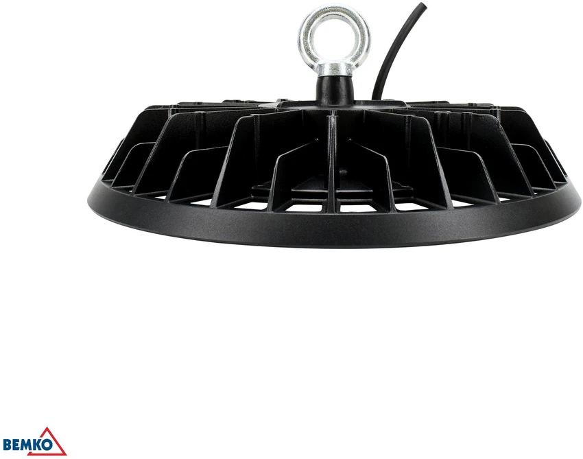 100W LED UFO šviestuvas VOYAGER, juodas, 4000K, IP65, 120°