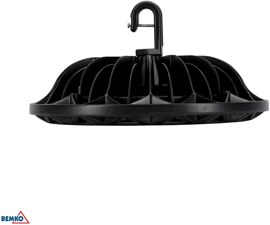 Bemko 100W LED UFO šviestuvas VOYAGER, juodas, 4000K, IP65, 110°