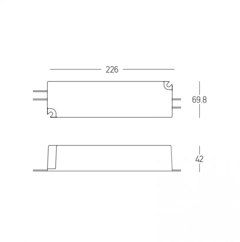 100W maitinimo šaltinis magnetinei sistemai ZAMBELIS MAGNETIC 3MM, baltas, 48V, dimeriuojamas, 25479
