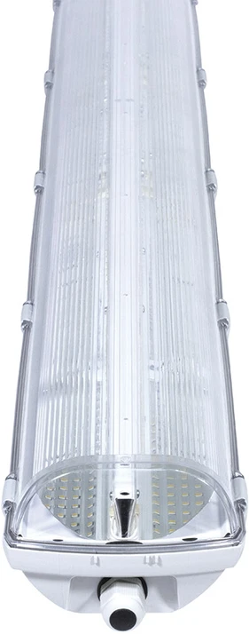 102,2W LED linijinis šviestuvas FUTURA, 1452mm, pilku korpusu, 4000K, IP66, DALI