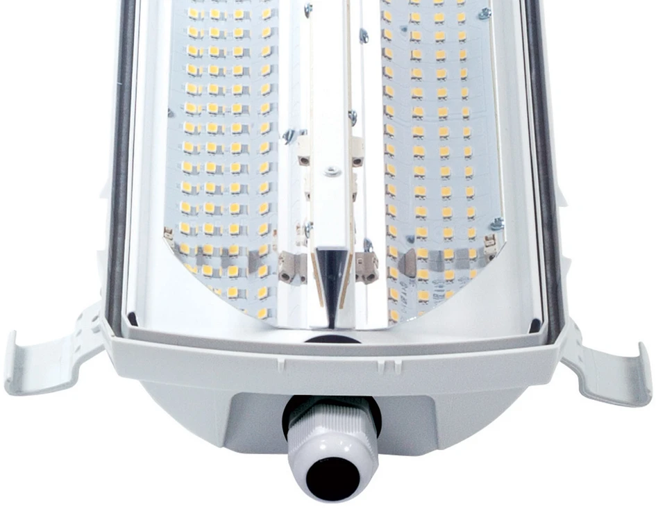 102,2W LED linijinis šviestuvas FUTURA, 1452mm, pilku korpusu, 4000K, IP66, DALI