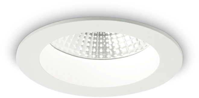 Ideal Lux 10W recessed lamp 1 light BASIC, 3000K, chrome