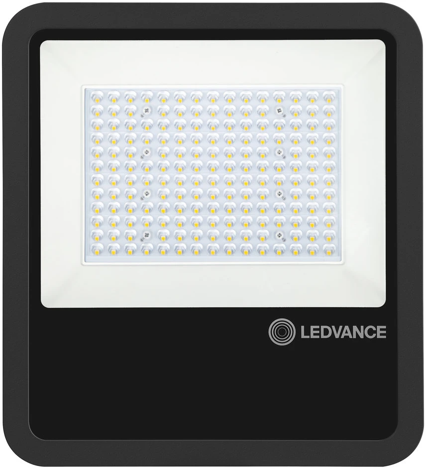 Ledvance 105W prožektorius AREA ASYM, juodas, 4000K, IP65, 48°x92°