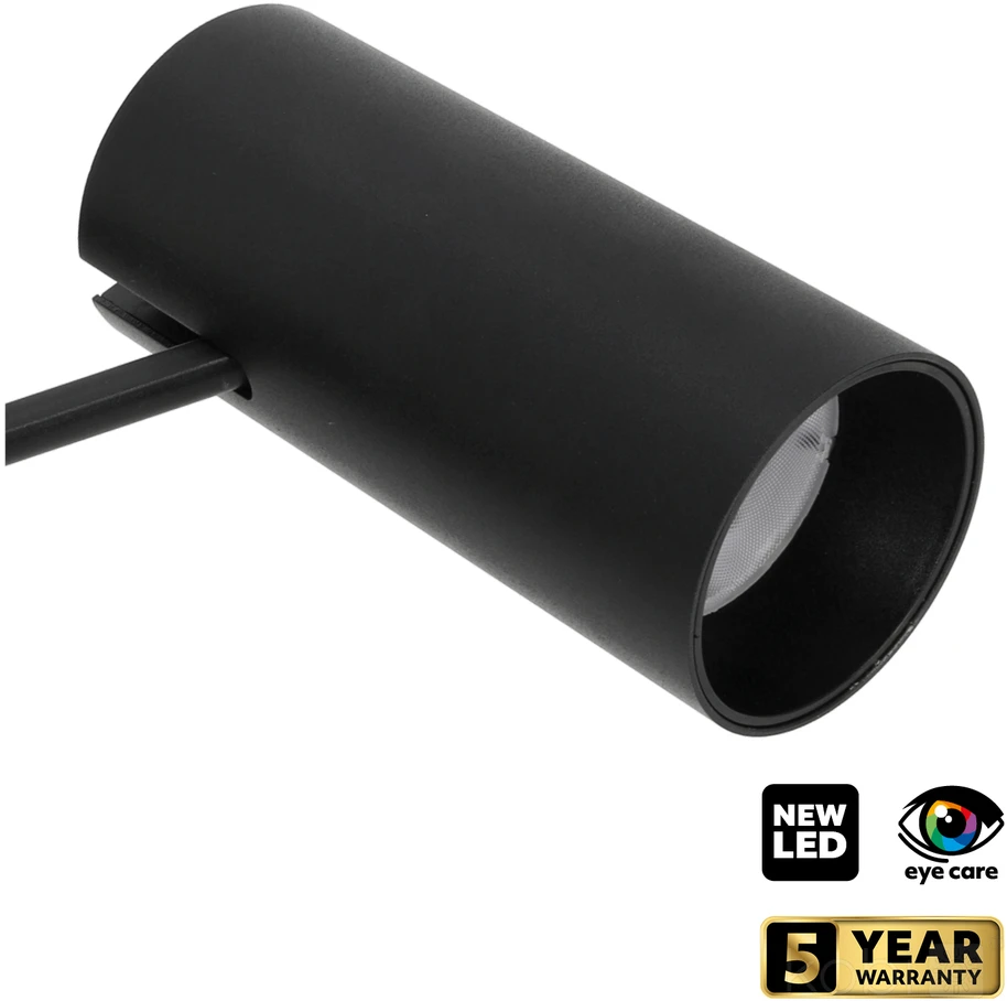 10W LED akcentinis šviestuvas į 3 fazių bėgelius NEXTRACK CORE, juodas, 3000/4000/5000K, 36°