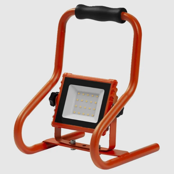 Ledvance 10W LED įkraunamas prožektorius, oranžinės sp., 4000K, IP44, su baterija
