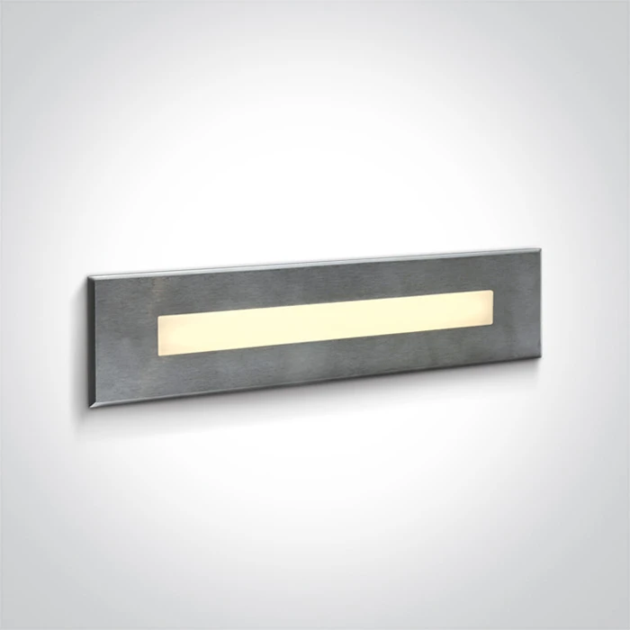 10W LED įleidžiamas sieninis lauko šviestuvas, nerūdijančio plieno sp., 3000K, 68072C/W