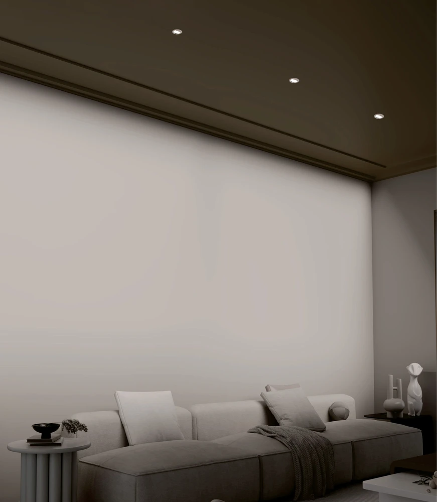 10W LED įleidžiamas sieninis šviestuvas, baltas, 3000K, S337