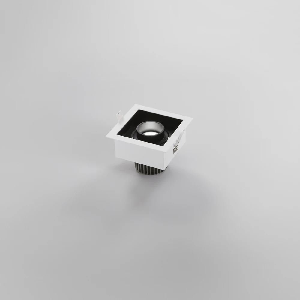 10W LED įleidžiamas šviestuvas APOLLO, juodas, 3000K
