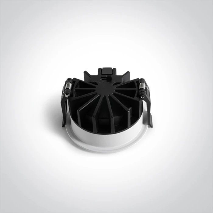 10W LED įleidžiamas šviestuvas, baltas, 3000/3500/4000K, su filtru nuo akinimo, 10110DH/W/V