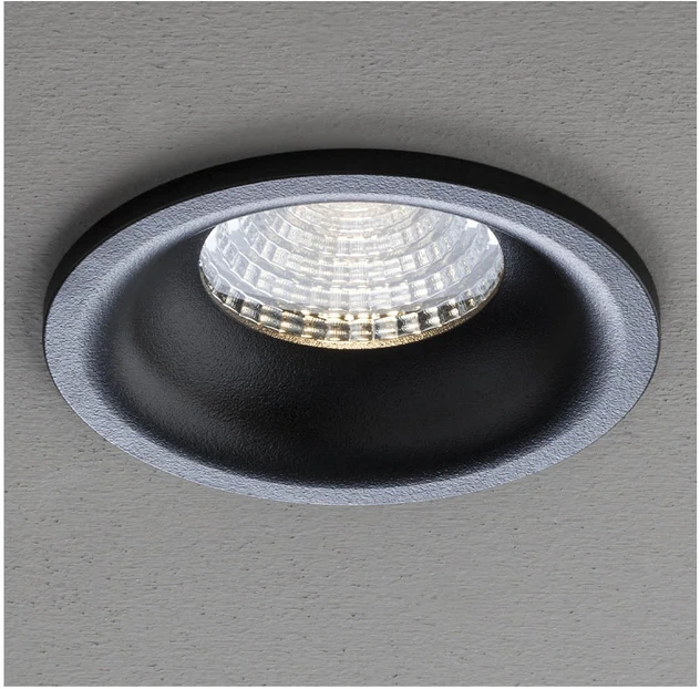 10W LED įleidžiamas šviestuvas MT 143 LED, juodas, 3000K