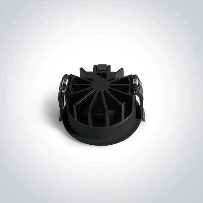 10W LED įleidžiamas šviestuvas su filtru nuo akinimo, juodas, 3000/3500/4000K, 10110DH/B/V