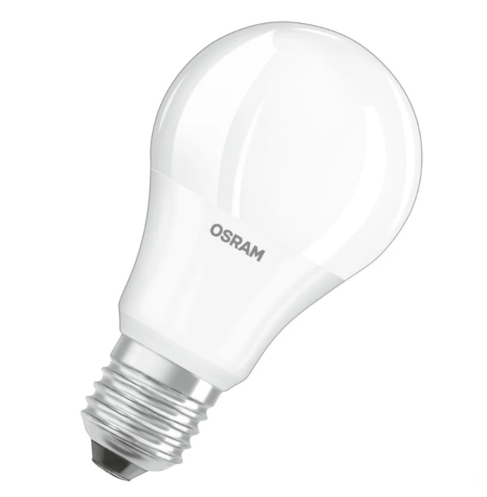 Osram 10W LED lemputė DAYLIGHT SENSOR CLASSIC A su integruota foto rėle, 2700K, E27