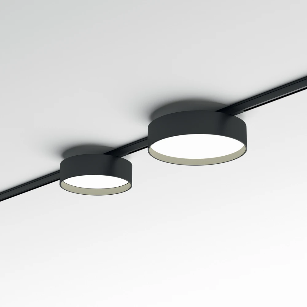 10W LED linijinės sistemos šviestuvas DEVA, juodas, 4000K, 370019