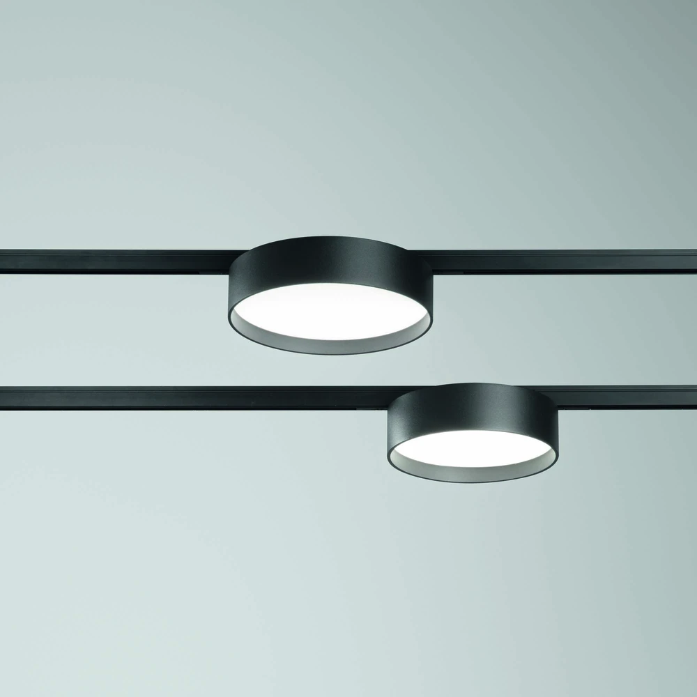 10W LED linijinės sistemos šviestuvas DEVA, juodas, 3000K, 332864