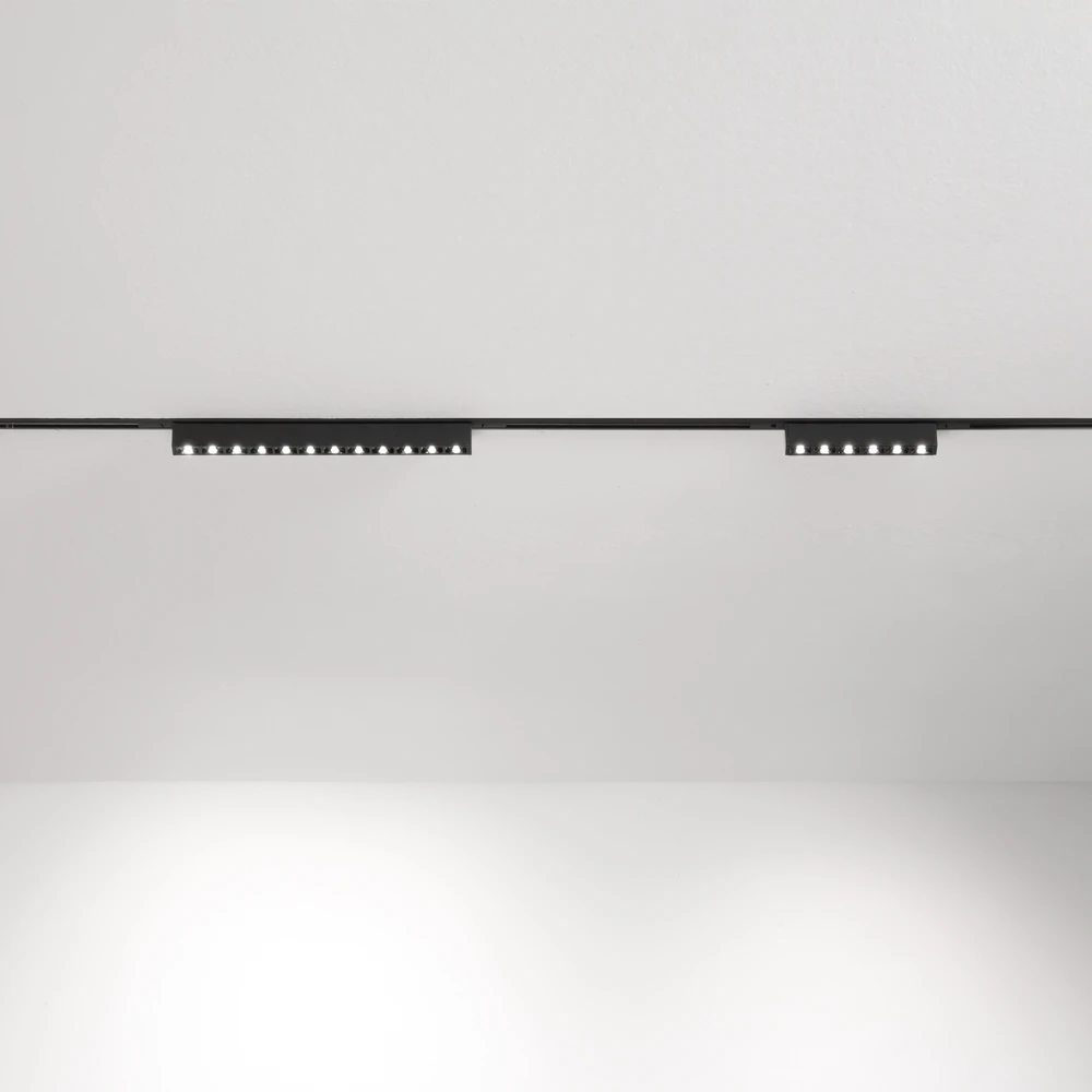 10W LED linijinės sistemos šviestuvas DEVA, juodas, 4000K, 369938
