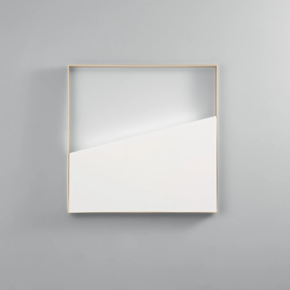 10W LED lubinis šviestuvas ALBA, baltos/aukso sp., CCT