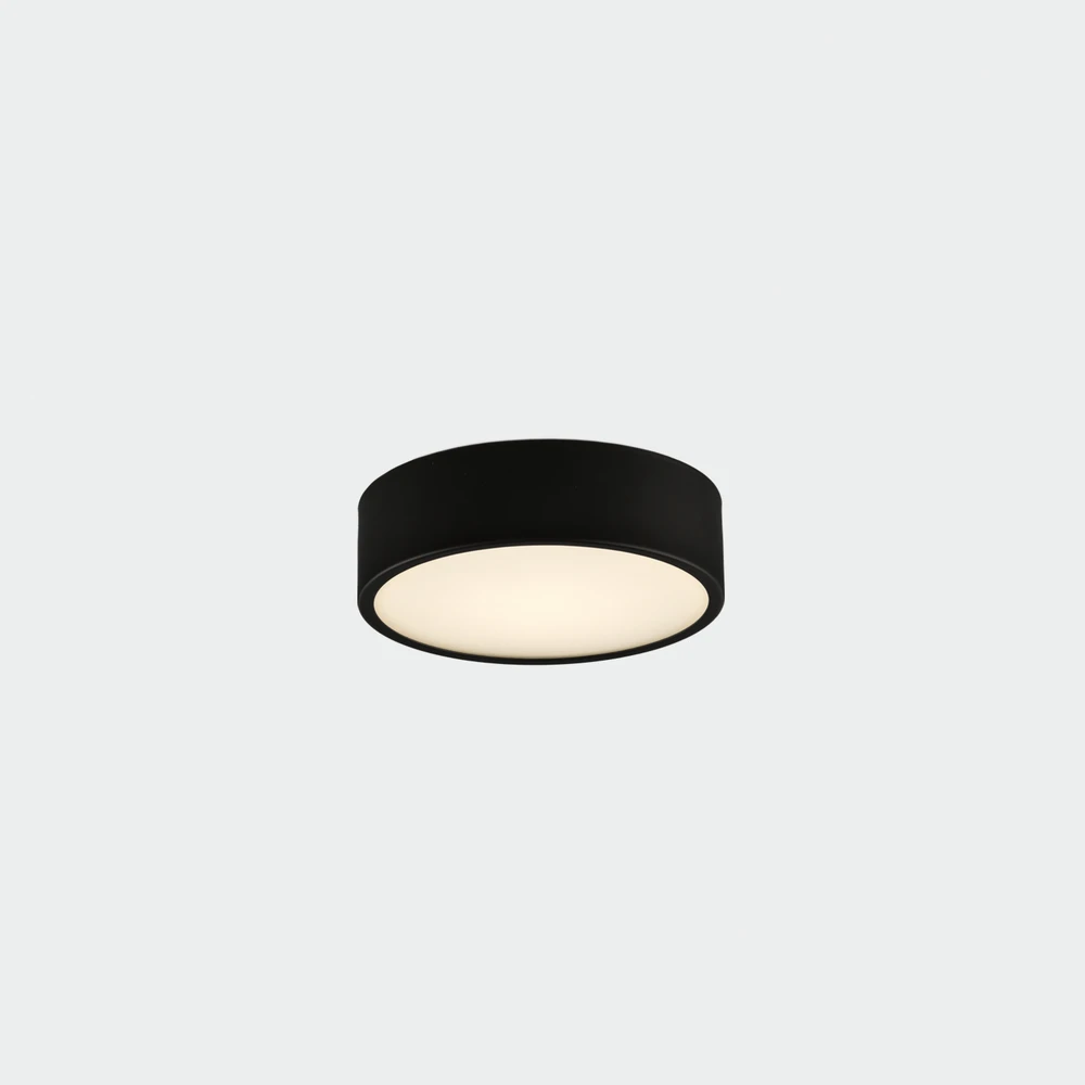 10W LED lubinis šviestuvas DINS, matinės juodos sp., 2700/3000/4000K, dimeriuojamas, IP44, P0395072NLDT