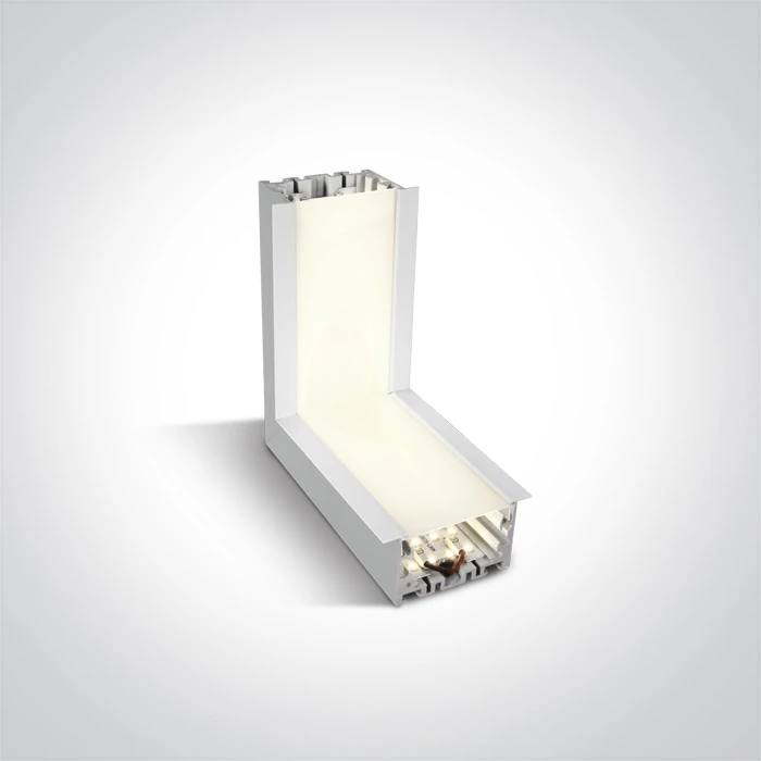 10W LED lubų - sienos kampinė jungtis, balta, 4000K, 38152RL/W/C