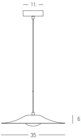 10W LED pakabinamas šviestuvas, baltas, 3000K, 22129