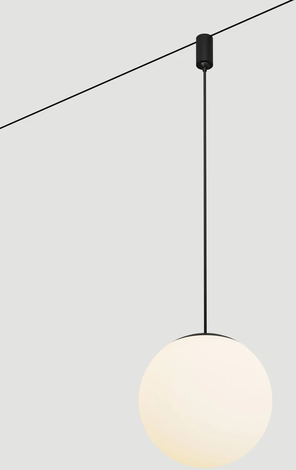 10W LED pakabinamas šviestuvas į magnetinę sistemą ZAMBELIS MAGNETIC 3MM, juodas, 3000K, dimeriuojamas, 25125