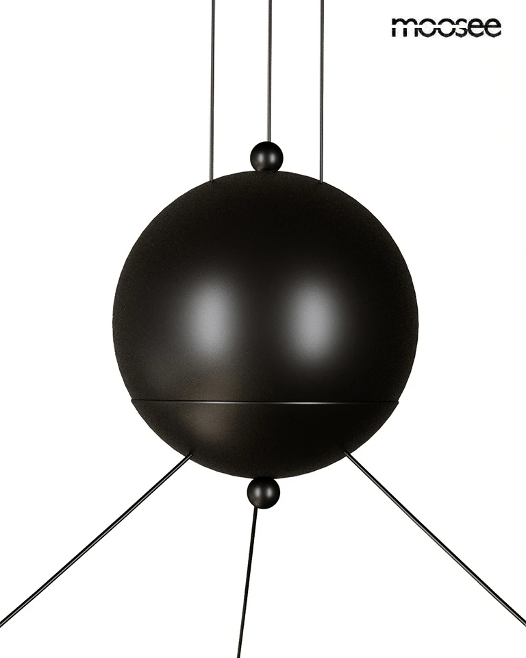 10W LED pakabinamas šviestuvas OCTO 3, juodas, 3000K