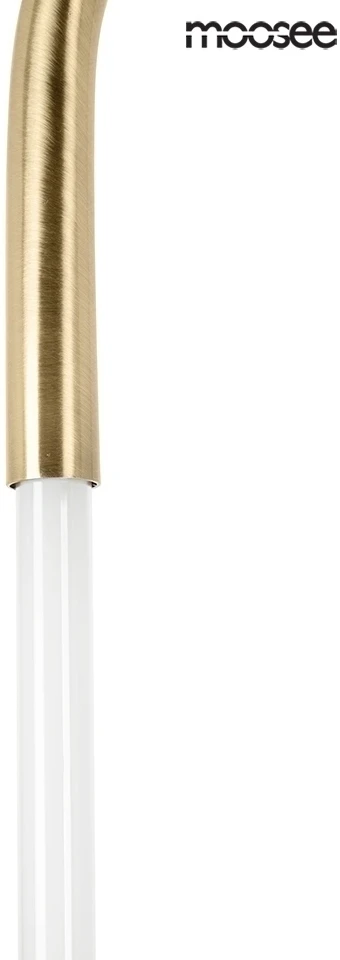 10W LED pakabinamas šviestuvas PUZO L, aukso sp., 3000K