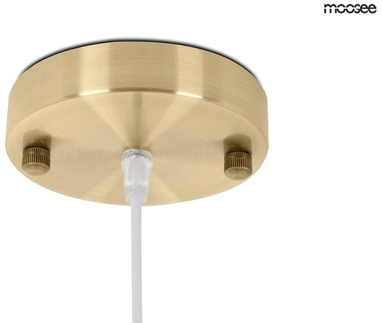 10W LED pakabinamas šviestuvas PUZO L, aukso sp., 3000K