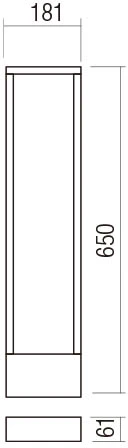 10W LED pastatomas lauko šviestuvas WALD, tamsiai pilkas, 3000K, IP65, 90509