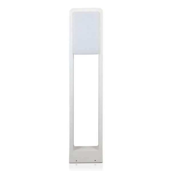 10W LED pastatomas šviestuvas V-TAC, 6400K, IP65, baltas, aukštis 80cm