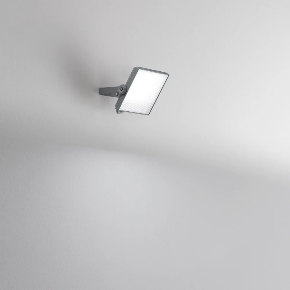 10W LED prožektorius AXEL, sidabro sp., CCT, IP65