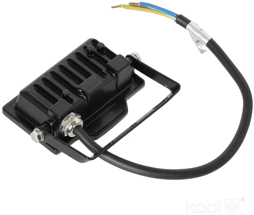 10W LED prožektorius DELYO MHN, juodas, 6000K, IP65