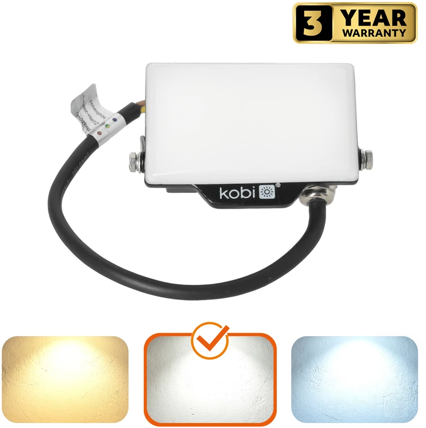10W LED prožektorius DELYO MHN, juodas, 4000K, IP65
