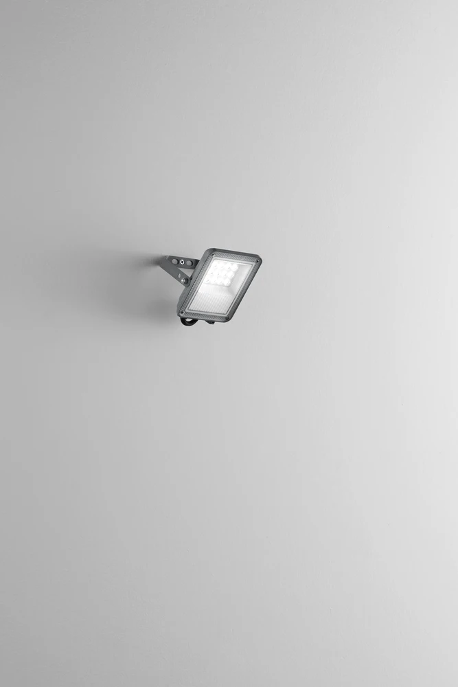 10W LED prožektorius ESUS, sidabro sp., CCT, IP65