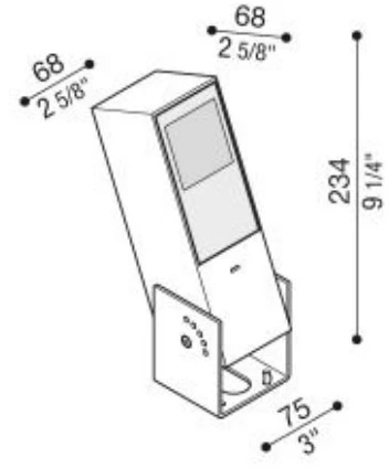 10W LED prožektorius FLAG 200, antracito sp., 3000K