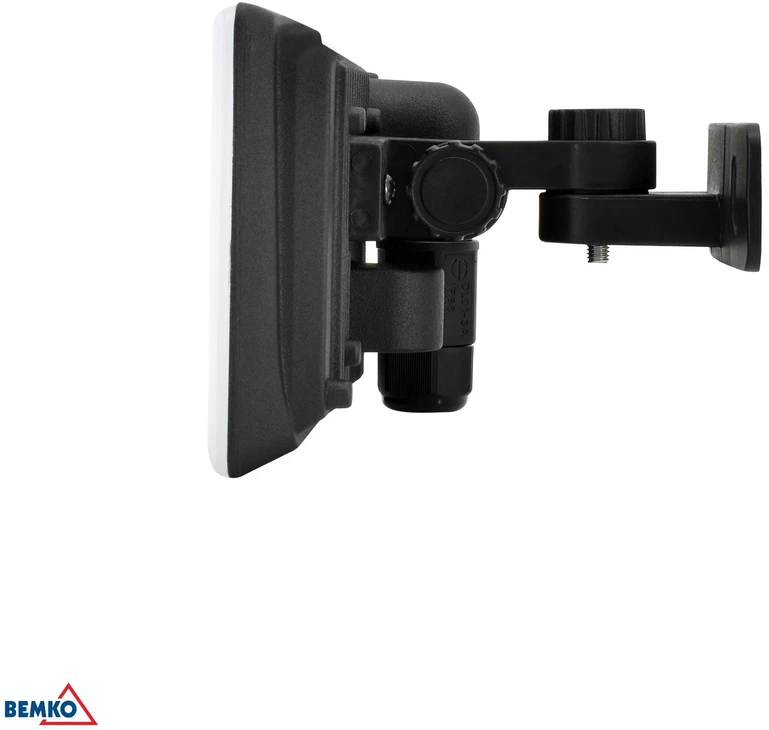 Bemko 10W LED prožektorius LFX, juodas, 4000K, IP65