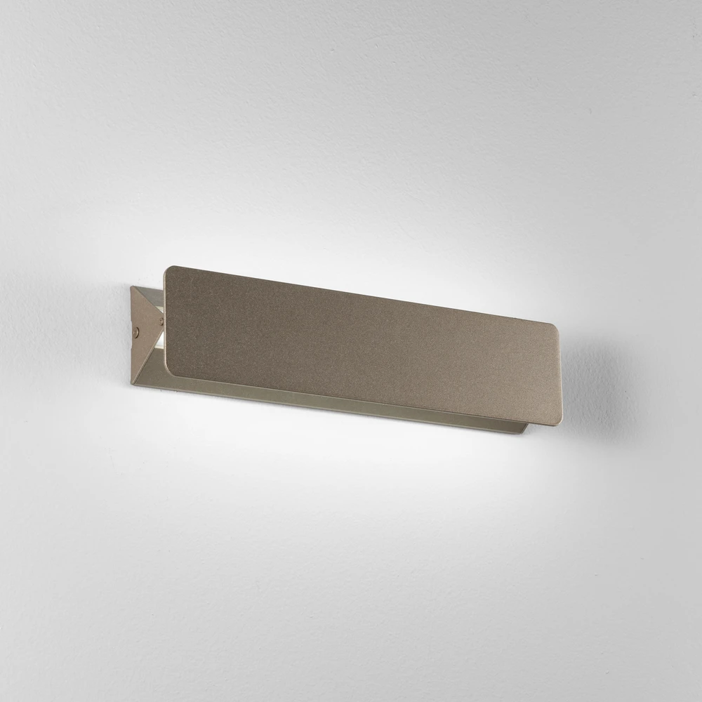 10W LED sieninis šviestuvas AILERON, bronzos sp.