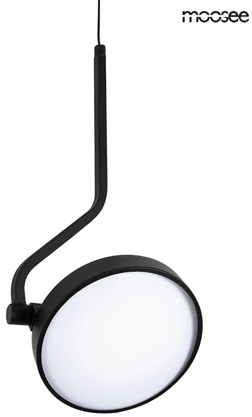 10W LED sieninis šviestuvas FLAT, juodas, 3000K