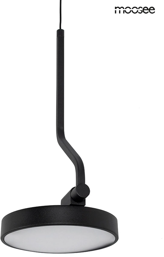 10W LED sieninis šviestuvas FLAT, juodas, 3000K